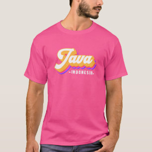 T-shirt Vintage Indonésie Vacances Asie Java