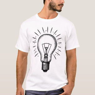 T-shirt vintage Inspiré d'une idée brillante