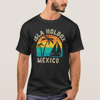 T-shirt Vintage Isla Holbox Mexique coucher de soleil - Co