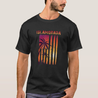 T-shirt Vintage Islamorada Floride Drapeau patriotique T C