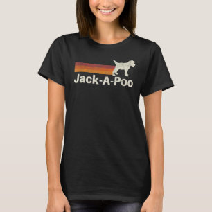 T-shirt Vintage Jack A Pot Rétro Maman Papa Papa Chien