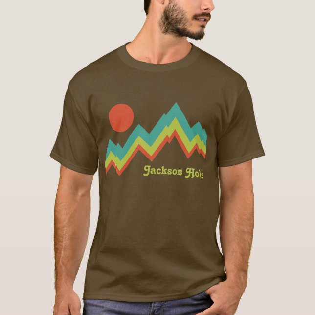 T-shirt Vintage Jackson Hole (Devant)