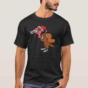 T-shirt Vintage J'ai entendu Père Noël tomber la Turquie a