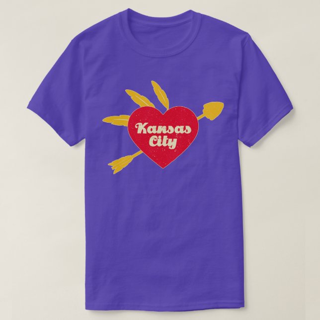 T-shirt Vintage J'aime Kansas City (Design devant)