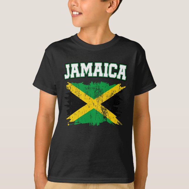 T-shirt Vintage Jamaica Jamaican Pride (Devant)