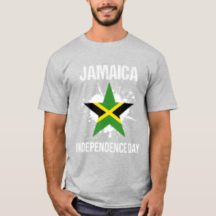 T-shirt Vintage Jamaïque Drapeau Jour de l'Indépendance Ja