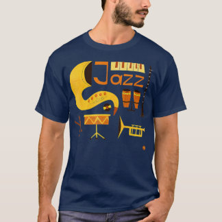 T-shirt Vintage Jazz Music