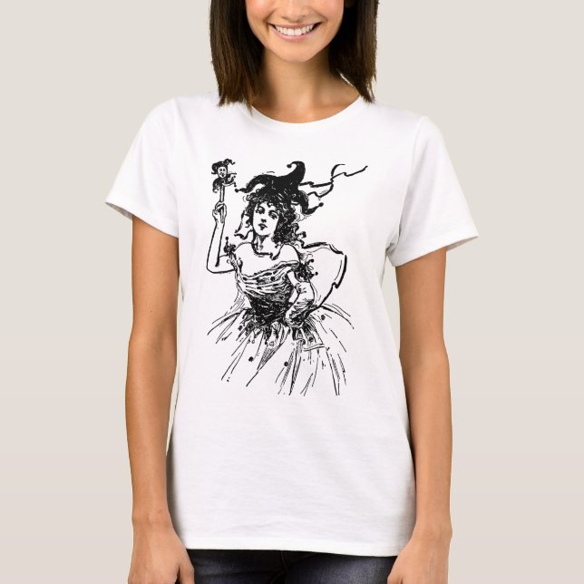 T-shirt Vintage Jester Lady (Devant)
