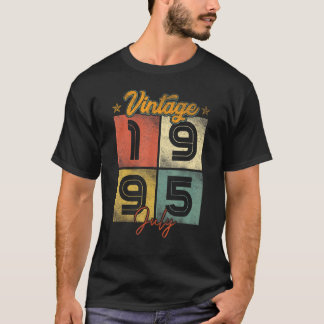 T-shirt Vintage juillet 1995 27 ans