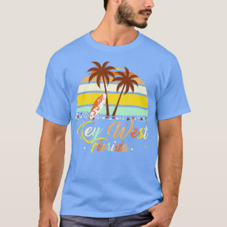 T-shirt Vintage Key West Florida Keys Retro 70's Beach Vac