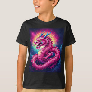 T-shirt Vintage Kids Chinese Dragon Design Kid's