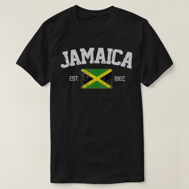 T-shirt Vintage Kingston Jamaïque Est  (Design devant)