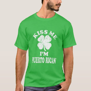 T-shirt Vintage Kiss Me Je suis Jour de la Saint Patrick p