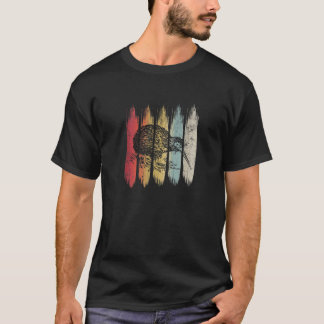 T-shirt Vintage Kiwi Lover Retro Flightless Bird Silhouett