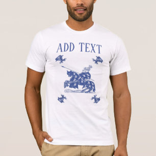 T-shirt Vintage Knight ajouter, modifier du texte