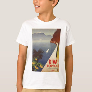 T-shirt Vintage Lake Garda Riva Torbole Italie Tourisme