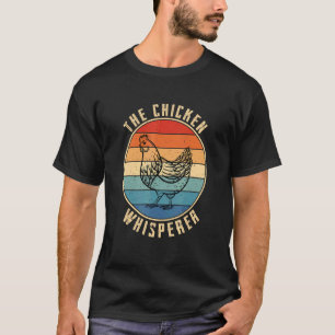 T-shirt Vintage Le Chuchoteur de Poulet Animal de Ferme