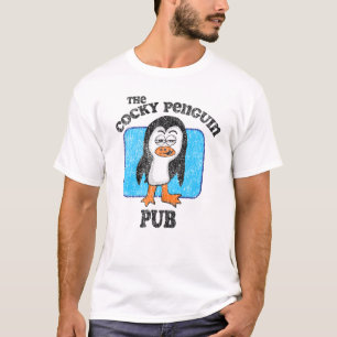 T-shirt Vintage Le Pingouin Arrogant Pub