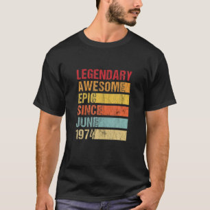 T-shirt Vintage légendaire épopée stupéfiante depuis juin