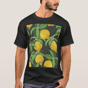 T-shirt Vintage Lemon Tropical Motif