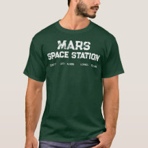 T-Shirt vintage logo de la station spatiale de Mar