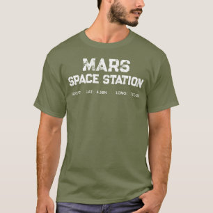 T-Shirt Vintage Logo Station Spatiale Mars