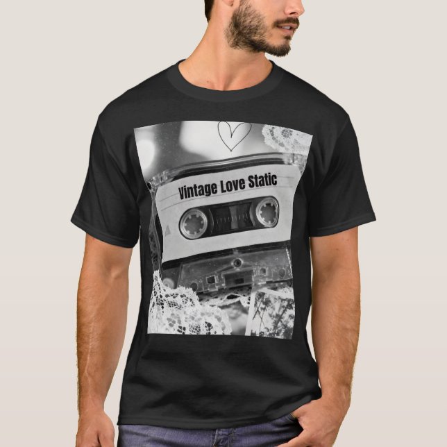 T-shirt Vintage Love Static (Devant)