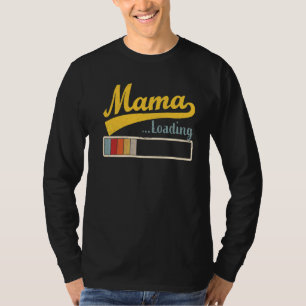 T-shirt Vintage maman Chargement Future maman Nouvelle mam