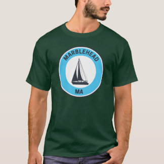 T-shirt Vintage Marblehead Massachusetts Oversized