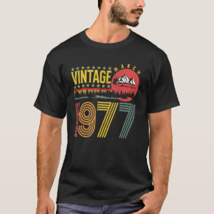 T-shirt Vintage Mars 1977 45 Anniversaire