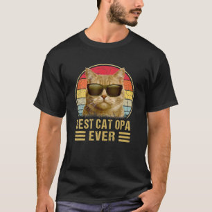 T-shirt Vintage Meilleur Chat Opa Jamais Chat Daddy Cadeau