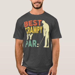 T-shirt Vintage Meilleur Grampy By Par Golfing Fête des pè