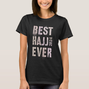 T-shirt Vintage MEILLEUR HAJJ JAMAIS 2024 Souvenir de fami