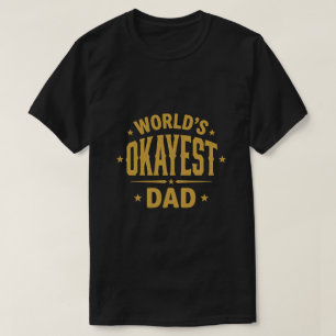 T-shirt vintage « Meilleur papa du monde » - Cadea