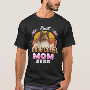 T-shirt Vintage Meilleur Rough Collie Maman Jour Des Mère