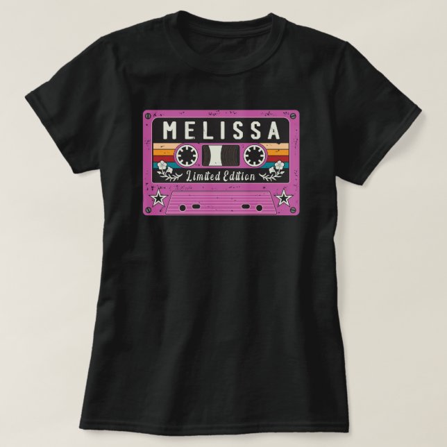 T-shirt vintage Melissa Name (Design devant)