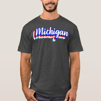 T-shirt Vintage Michigan