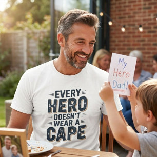 T-shirt Vintage Mon Héros M'appelle Fils Fête des Pères