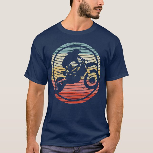 T-shirt Vintage Motocross gift (Devant)