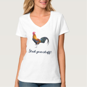 T-shirt vintage Multicolore Fier Rooster