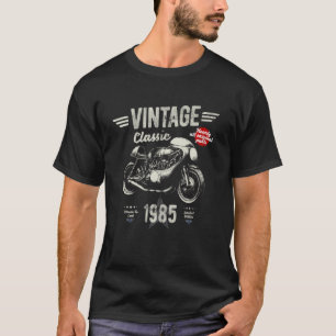 T-shirt Vintage Né 1985 40e Anniversaire Classique Rétro M