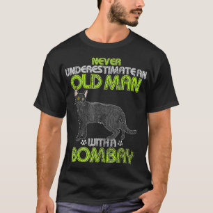 T-shirt Vintage Ne Sous-Estime Jamais Un Vieux Homme Avec
