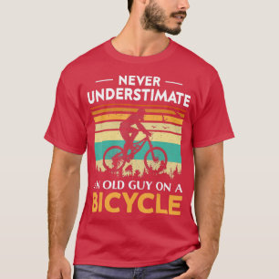 T-shirt Vintage Ne Sous-Estime Jamais Un Vieux Type Sur Un