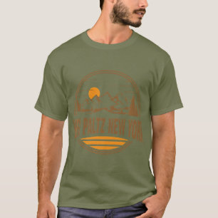 T-shirt Vintage New Paltz New York Mountain Randonnée Pri