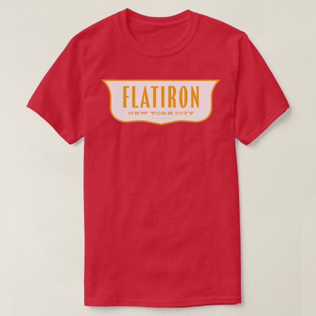 T-shirt Vintage New York Shield Flatiron (Design devant)
