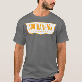 T-shirt Vintage New York Shield Southampton Long Island
