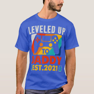 T-shirt Vintage Niveau Jusqu'À Papa 2021 Drôle Bientôt À