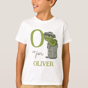 T-shirt Vintage - O est pour Oscar Ajouter Votre Nom