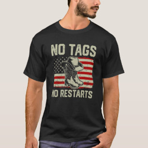 T-shirt Vintage Old American Flag Dance Dance No Tags Non