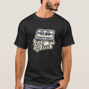 T-shirt Vintage Old School 80 Mix Tape Rétroviseur